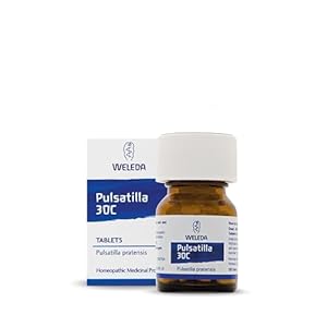 Weleda Pulsatilla 30C, Homeopathic Medicinal Product, Pulsatilla Pratensis 30C, Vegetarian, 125 Tabs