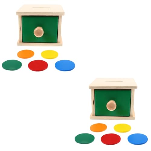 ibasenice 2 Juegos Ayuda Didáctica Moneda Juguetes para Niñas Juguetes para Niños Juguetes para Niños Juguetes para Niñas Juguetes De Aprendizaje para Niños De 2 Años Juguetes