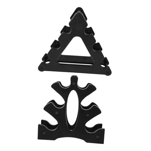 VANZACK 2Pcs Dumbbell Saddle Rack Multi Layer Vertical Stand for Home Gym Compact Weight Holder Stable Design for Up to Space Saving Dumbbell Support