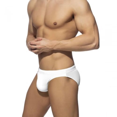 Sexy Bikini Swimwear for Men Low Rise Swim Briefs Elastic Waistband Drawstring Swimsuits with Padded2