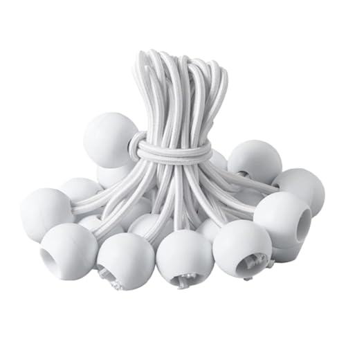 Cordons élastiques de tente blancs lot de 50 pour auvents