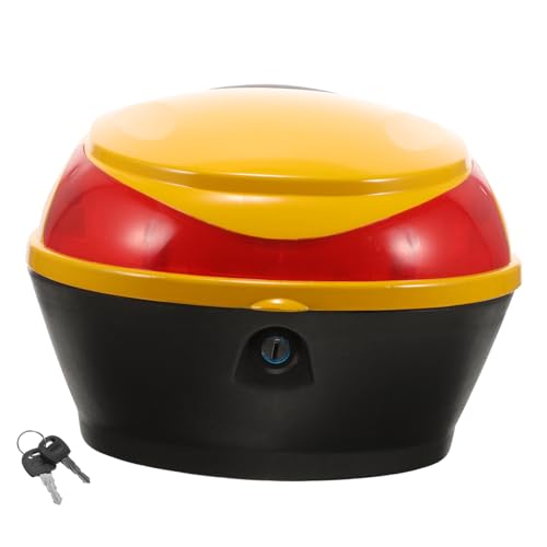 VICASKY Motorcycle Tail Storage Box Rear Trunk Plastic Case Large Capacity Stylish Design
