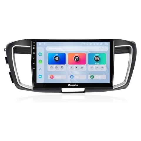 Dasaita Android 13 Car Stereo for Honda Accord 2013-2017 with Wireless Carplay & Android Auto, 10.2'' Touch Screen Head Unit, GPS Radio, Bluetooth 5.0, 5G WiFi, 4G LTE, 8G RAM 256G ROM, 1280 * 720P Cover
