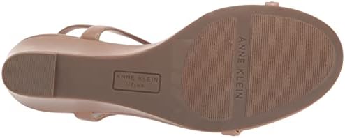 Anne Klein Women's Sloan Wedge Sandal, Nude, 8.5 | Image 3