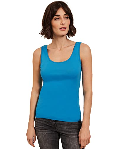 Cecil Damen B317513 Basic Top Baumwolle, Club Blue, M Cover