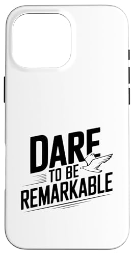 Dare to Be Remarkable �C���X�s���[�V�������p �X�}�z�P�[�X iPhone 16 Pro Max �p