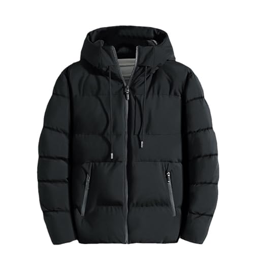 Genérico Chaqueta de Invierno para Hombre Cortavientos Resistente Al Calor y Al Frío con Cremallera para Ocio y Uso Diario Abrigo de Moda Chaqueta Acolchada Masculina