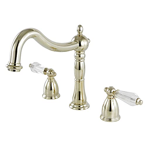 Kingston Brass KS1342WLL Wilshire Roman Tub Faucet, 8-1/2" in Spout Reach, Polished Brass Kingston Brass KS1342WLL Wilshire Roman Tub Faucet, 8-1/2" in Spout Reach, Polished Brass