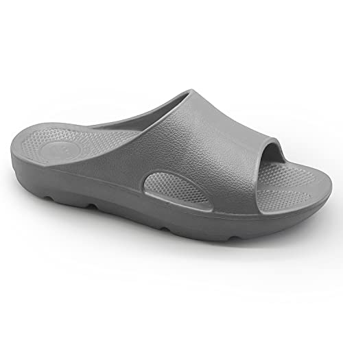 Pure Stride Therapeutic Slides, Orthotic Sandals for Plantar Fasciitis, Metatarsal and Heel Spurs, for Pain Relief and Arch Support of Feet