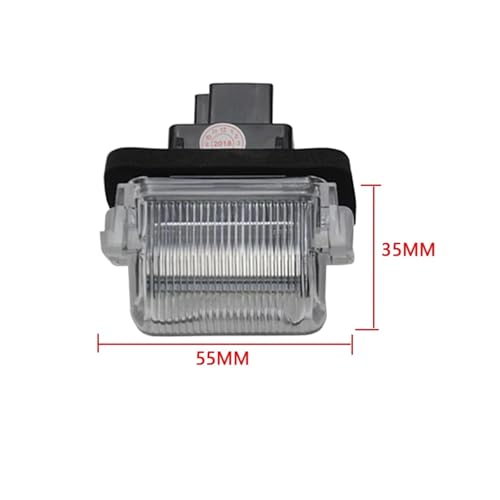 Lámpara LED para placa de matrícula de coche con iluminación blanca 5