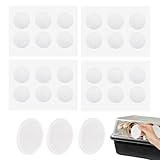 24 Stück Selbstklebende Monotub Filterscheiben 75 mm Durchmesser 2 mm dick Pilzfilterpads Monotub Haftfilter Scheiben Ersatzfilterpads für Pilzzucht