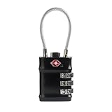 Photo Gallery up security tsa lucchetto per bagagli, piccolo lucchetto a combinazione, approvato tsa, lucchetto a combinazione con cavo, per valigia, palestra, valigetta per armi (nero) Photo Gallery up security tsa lucchetto per bagagli, piccolo lucchetto a combinazione, approvato tsa, lucchetto a combinazione con cavo, per valigia, palestra, valigetta per armi (nero)