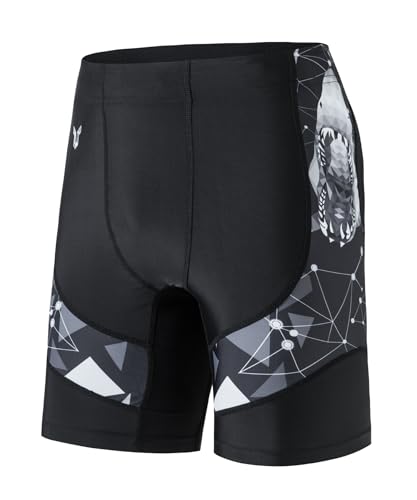 Adoreism Men'S Swim Shorts Athletic Quick-Dry Upf 50+ Swimsuit Jammers  cover