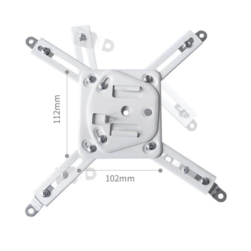 Support mural pour projecteur universel cintre télescopique et fixation plafond compact
