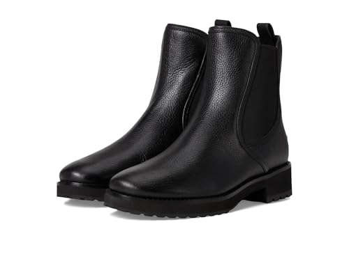 Cole Haan Women's Lyndon Waterproof Chelsea Bootie Boot, Black LTR WP, 6.5
