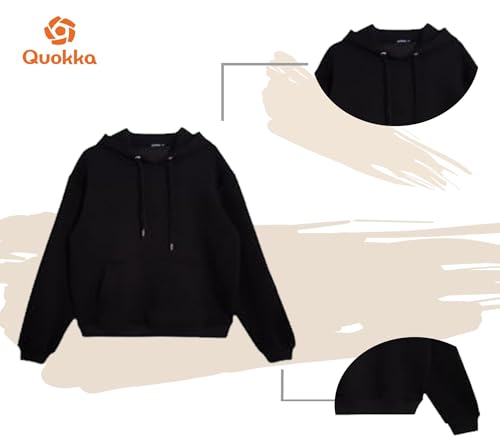 Quokka Men's Hoodie - Cozy & Durable Fall & Winter Clothing for Mens Black2