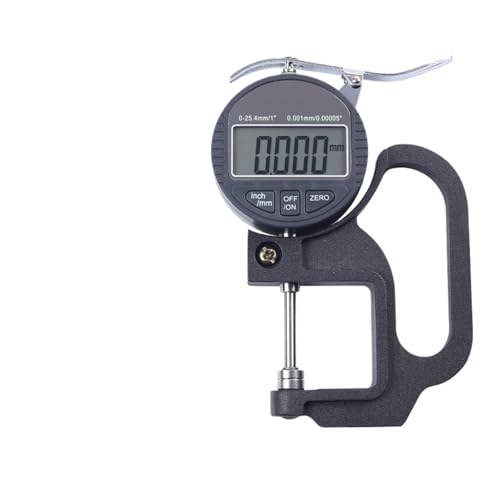 厚さ計 デジタル厚さ計 測定テーブル 0-12.7mm 0.01、0-25.4mm 0.001(0-25.4mm 0.001)
