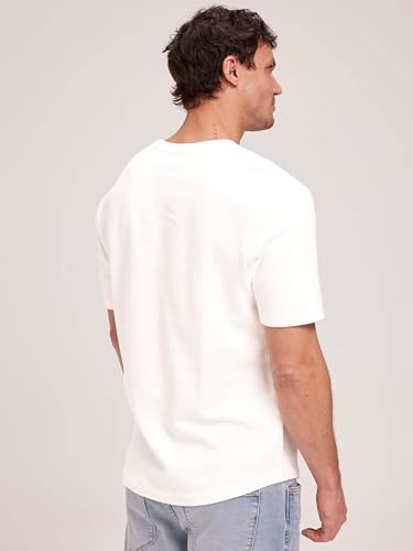 Image of JUARI BE A GENTLEMAN Men's Printed Cotton T-Shirt - Round Neck, Regular Fit, Soft & Comfortable - Trendy Casual Half Sleeve T-Shirt for Everyday Wear - Stylish & Breathable Fabric for All-Day Comfort