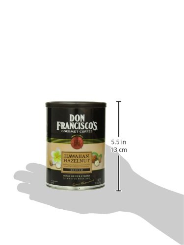 Don Francisco's Hawaiian Hazelnut Flavored Ground Coffee, 12 Oz Can #TOP7