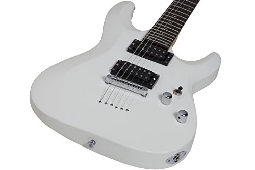 Schecter 432 C-6 Deluxe Guitare électrique à corps solide Blanc satiné - Les Beatles, Paul McCartney, John Lennon, RIngo Starr, George Harrison Schecter 432 C-6 Deluxe Guitare électrique à corps solide Blanc satiné – Image 5