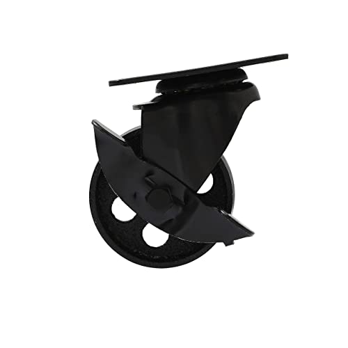 4 PCS 102 mm up to 720 KG All Steel Black Heavy Duty Metal Castor Wheels - Image 4