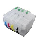 Refillable Ink Cartridge LC402 LC402XL with Disposable Chip Compatible with MFC J6540DW 6740DW J6940DW J6555DW J6955DW Printer