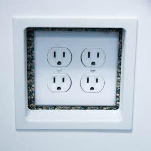 FastCap ETR-DOUBLE WHITE Electrical Trim Ring, Double, White