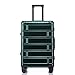 Valise à roulettes universelle 20 pouces Alliage d'aluminium Boarding Suitcase Universal Wheel Trolley Valise for hommes et femmes convient à l'école d'affaires Voyage School quotidiennement en noir