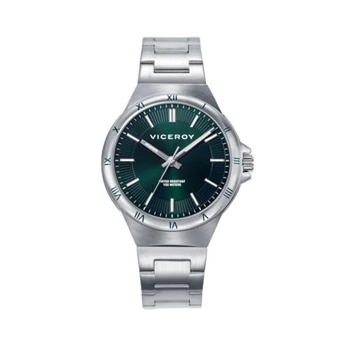 Montre Viceroy pour femmes habillée en acier inoxydable au cadran vert