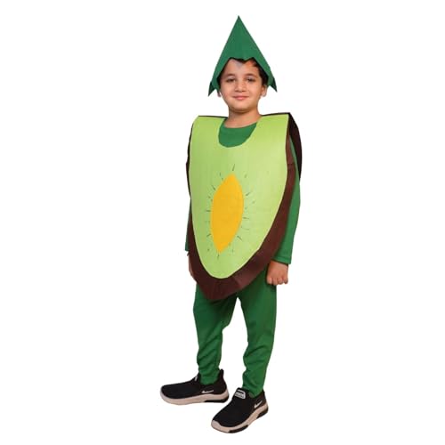 Image of Kaku Fancy Dresses Fruit and Vegetable Costume Paper Cutout with Cap For Kids | Healthy Food Costume For Boys & Girls (Tracksuit Not Included)