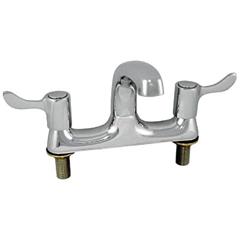 Vogue Twin Mixer Tap with Hot and Cold Levers Cover