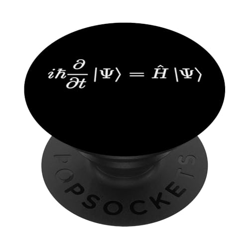 Camiseta Schrödinger Equation Physics Simple Quantum Science Nerd PopSockets PopGrip Intercambiable