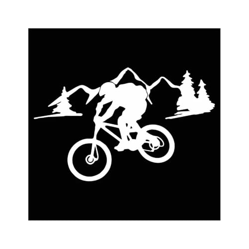 Autocollant de voiture route de montagne blanc durable et facile à poser