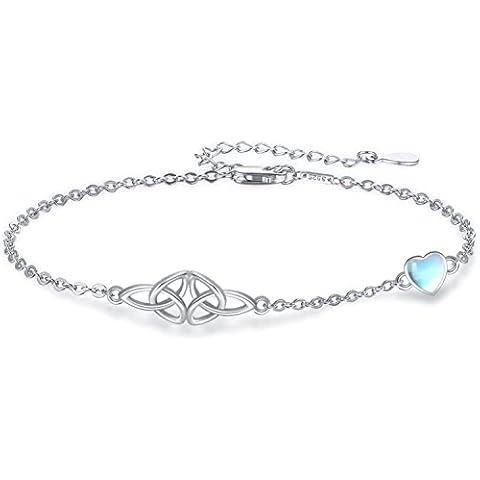 Tobillera celta de plata de ley 925 REDSUN Cover