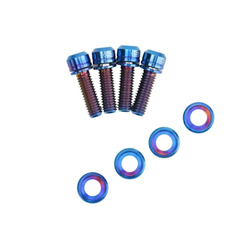 S-PARTS(�G�X�p�[�c) ���]�Ԍy�� �����x TC4�`�^�� �u���[�L�L�����p�[�Œ�{���g M6×19mm T30�g���N�X 4�{�Z�b�g �u���[