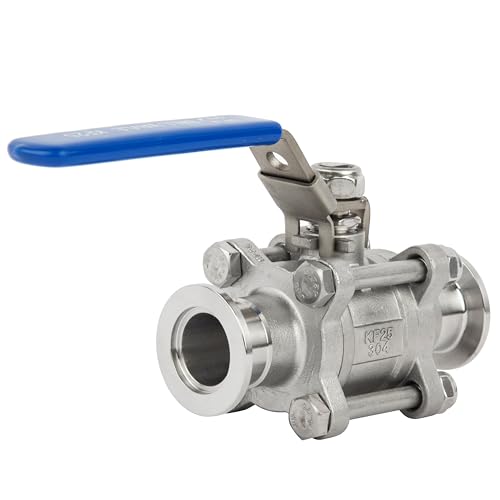 Vanne KF25 boule à vide trois pièces pour optimiser vos installations de distillation