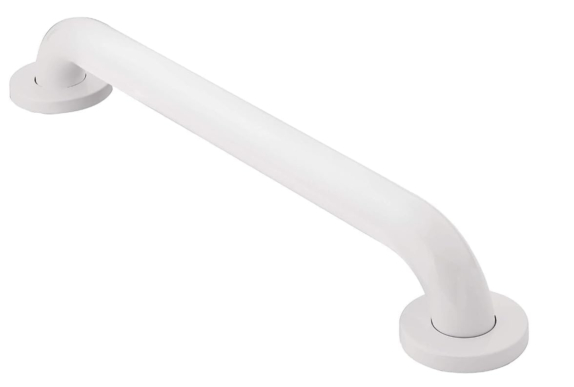 2-Packs of 24 in X 1 1/2 in Concealed grab Bar Grab Bars for Bathtubs and Showers, Handicap Grab Bars, Shower Handles, Anti Slip Shower Handles for Elderly, Safety White