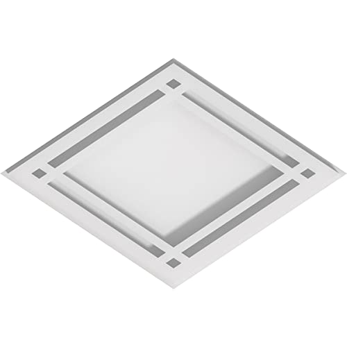 Image of Ekena Millwork CMP10X6DD Diamond Architectural Grade PVC Contemporary Urethane Ceiling Medallions 10 inchW x 6 5 /8 inchH x 3 1 /2 inchC x 1 inchP
