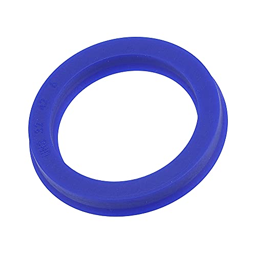 Sello radial UHS de 32 mm de PU azul que soluciona filtraciones en ejes mecánicos