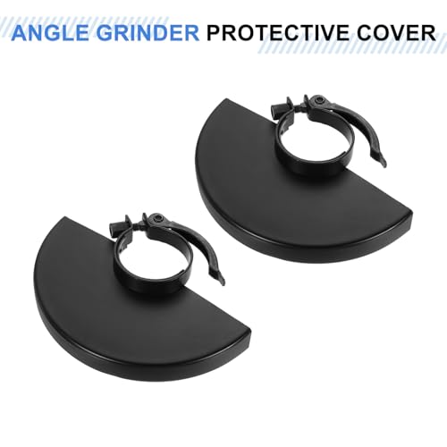 Protector de amoladora ajustable uxcell carcasa metálica para discos de 200 mm 4
