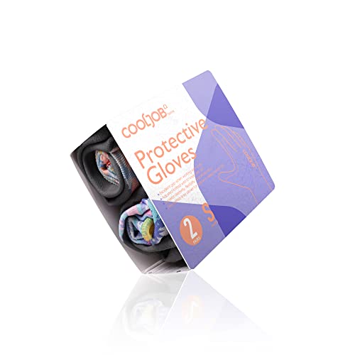 image for COOLJOB Colorful Gardening Gloves Best Gift for Women Ladies, 2 Pairs 