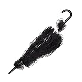 Parapluie blanc de mariage : poignée ergonomique, prise en main facile et confortable, parapluie de mariée