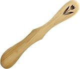 Nordhus Design Butter Spreader, Scandinavian Style Wood Spreading Knife for Jam, Jelly, Peanut Butter, Cream Cheese, Avocado, Frosting, Sandwich Condiments and Various Spreads. Ergonomic Design, Made in Europe with Juniper Wood.