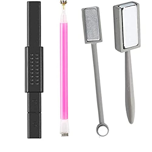 Mesiyun Nail Art Cat Eye Magnet DIY Super Strong Magnetic Stick 4Pcs