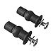4 Pack Toilet Seat Expansion Screw Toilet Seat Hinges Replacements Fixings Nuts Screws Accessories Universal Black
