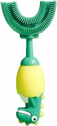 SMILE BABY U-Shaped Toothbrush Kids 1 Pec - With Food Grade Soft...