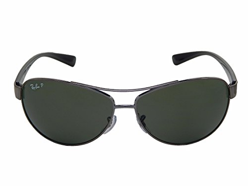New Ray Ban RB3386 004/9A Gunmetal/ Green 67mm Polarized Sunglasses2