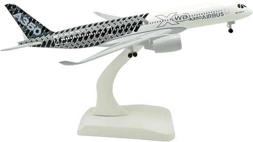 Image of Airbus A350 Xwb Diecast Aeroplane Model With Landing Gear, 18Cm, Multicolor