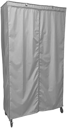 Formosa Covers | Storage Shelving Unit Cover, Keep Your Wire Garage, Kitchen, Business, Patio Storage Neat and Clean - fits Racks 36" Wx18 Dx72 H (Cover Only Grey Color)