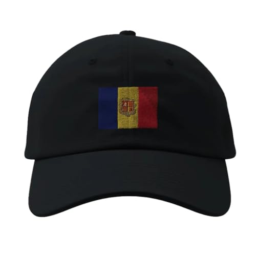 Casquette Drapeau d'Andorre Noir pour éviter l'éblouissement avec style et confort